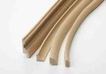 Flexible Paintable Wood Grain Small Moldings Molding Ideas, Flexible Molding, Flexible Wood, Cove Base, Wood Mouldings, Epoxy Glue, Condo Design, Curved Wood, Wood Molding