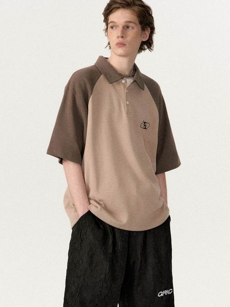 Did not receive it but purchase in another store and it’s good Oversized Polo Shirt Outfit Men, Collar Tshirt For Men, Brown T Shirt Outfit, Oversized Polo Shirt Outfit, Oversized Polo Outfit, Polo Tshirt Men Outfit, Polo Shirt Outfit, Polo Oversize, Oversized Polo Shirt