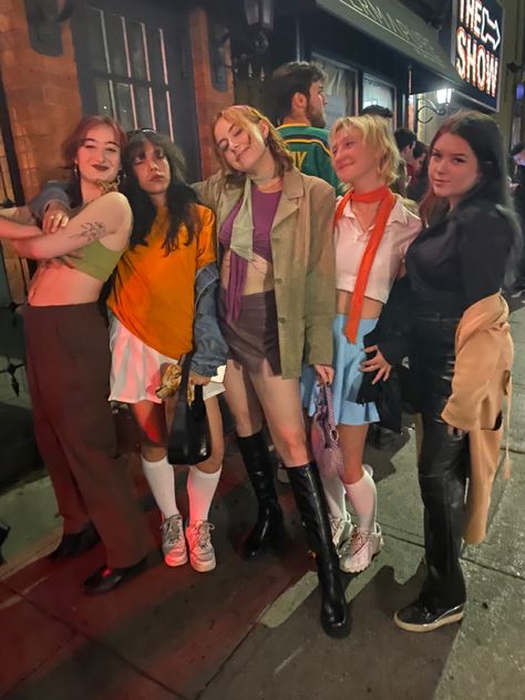 Happy halloween from the scooby gang Mystery Inc Halloween Costumes, Mystery Gang Halloween Costume, Mystery Gang Costumes, Scooby Gang Halloween Costumes, Scooby Doo Gang Costumes, Scooby Doo Costumes Group, Gang Costumes, The Scooby Gang, Mystery Gang