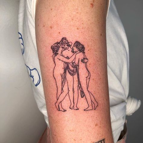 Kait Lindley Abbott (@almondmilkcortado) • Instagram photos and videos Orchid Tattoo Ideas, Aquarius Tattoo Designs, Dancing Tattoo, Brighton Tattoo, Gay Tattoo, Sketch Style Tattoos, Russian Tattoo, Cosmic Connection, Monkey Tattoos