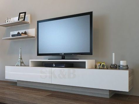 Rack Mesa Tv Lcd . Diseños Unicos. Oferta Por Lanzamiento - $ 2.700,00 en Mercado Libre Vinyl Wall Panels, Floating Entertainment Center, Home Entertainment Centers, Floating Tv Stand, Mobile Tv, Tv Stands And Entertainment Centers, Modern Tv Stand, Living Room Tv Wall, Modern Tv