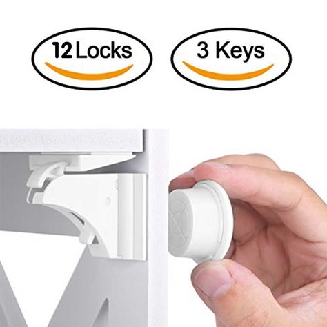 Cupboard Locks, Door Protection, Magnetic Latch, Cabinet Locks, Magnetic Lock, Security Locks, Baby Proofing, Magnetism, Baby Safety