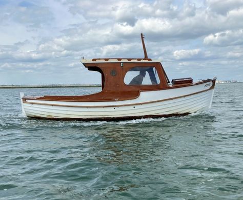 Clinker Cabin Cruiser | Wooden Cabin Boat For Sale Cabin Cruisers For Sale, Cabin Cruiser Boat, Wooden Boats For Sale, Sailing Dinghy, Wooden Cabin, Cruiser Boat, Classic Wooden Boats, Cabin Cruiser, Classic Yachts