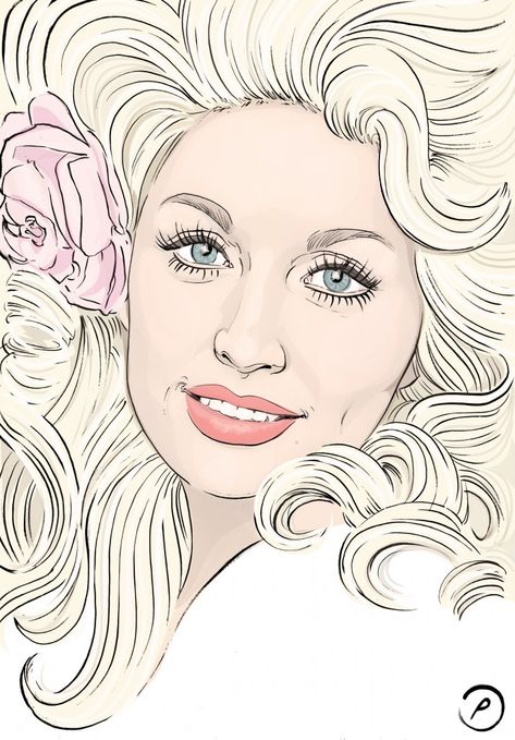 Dolly Parton Dolly Parton Tattoos, Dolly Parton Birthday, Create Illustration, Painted Records, Dolly Parton Quotes, Dolly Parton Pictures, Whatsapp Wallpaper, Celebrity Art, Dolly Parton