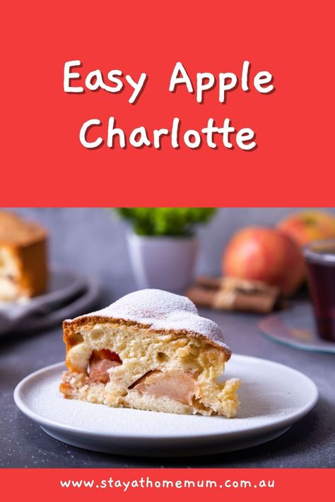 Easy Apple Charlotte | Stay at Home Mum Apple Charlotte, Homemade Condensed Milk, Easy Apple Crumble, Sand Cake, Plain Cake, Stay At Home Mum, Apple Cake Recipes, Easiest Apples, Apple Crumble