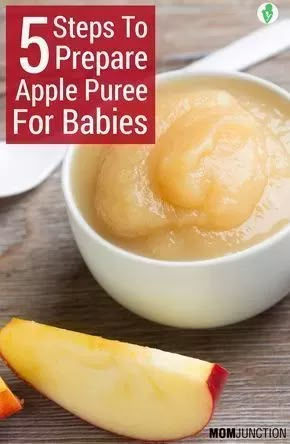 7x Simple APPLE Baby Food Recipe - Annie Baby Monitor Apple Puree For Baby, Easy Apple Sauce, Baby Applesauce, Apple Baby Food, Baby Food Recipe, Apple Puree, Making Baby Food, Baby Apple, Sweet Apples