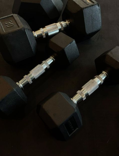 #fitness #gym #aesthetic Dumbbell Picture Aesthetic, Lifting Weights Aesthetic, Dumbbells Aesthetic, Weight Lifting Women Aesthetic, Dumbell Aesthetic, Gym Aesthetic Weights, Dumbbell Aesthetic, Weights Pictures, Sport Aesthetic Gym