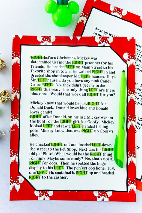 A free printable right left Christmas poem that's hilarious to play with family and friends! A great Christmas party game for all ages! Left Right Game For Quilters, Pass Left And Right Christmas Game, Right Left Game Christmas, Left Right Christmas Game Free Printable Gift Exchange, Right Left Christmas Game Free Printable, Christmas Left Right Stories, Christmas Present Exchange Games, Left Right Christmas Game Free Printable, Christmas Gift Exchange Poem