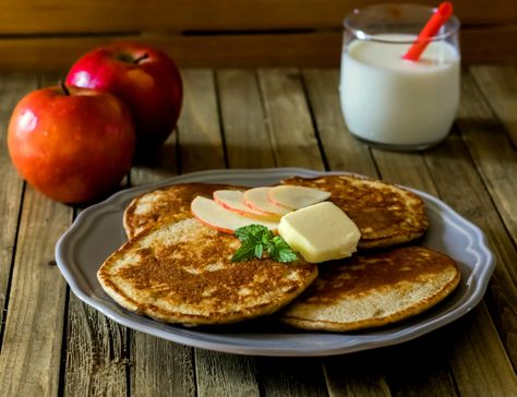 Awesome Apple Cinnamon Pancakes Sugar Free Pancakes, Apple Cinnamon Pancakes, Candida Recipes, Cinnamon Pancakes, Apple Pancakes, Stevia Extract, Gluten Free Sugar Free, Apple Cinnamon, Pancake Recipe