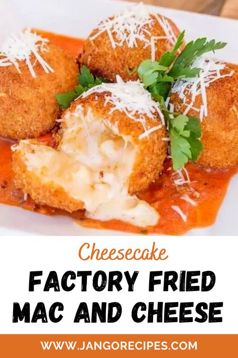 In This blog, i will share with you a cheesecake factory fried mac and cheese recipe that is extremely delicious. #CheesecakeFactoryFriedMacAndCheeseRecipe #MacAndCheeseRecipe Cheesecake Factory Fried Mac And Cheese, Mac And Cheese Balls Cheesecake Factory, Cheesecake Factory Macaroni And Cheese, Cheesecake Factory Mac And Cheese Balls, The Cheesecake Factory Recipes, Deep Fried Mac And Cheese Balls, Cheesecake Factory Mac And Cheese, Bar Food Ideas Restaurant, Deep Fried Mac And Cheese