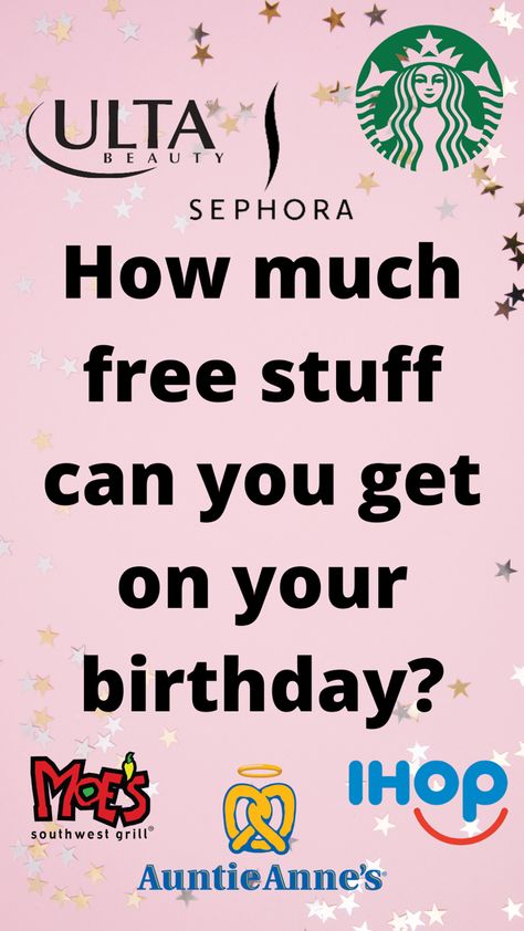 How to get free stuff on your birthday Places To Get Free Stuff On Birthday, Free Things You Can Get On Your Birthday, What To Ask For Your Birthday, Free Stuff On Your Birthday, 27 Birthday Ideas, Free On Your Birthday, 27 Birthday, The Penny Hoarder, Birthday Free