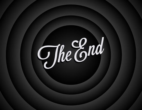 The end black and white screen backgroun... | Premium Vector #Freepik #vector #background #frame #vintage #circle The End Logo, The End Wallpaper, The End Movie, Gatsby Book, Art Deco City, Background For Editing, Black And White Movie, Retro Art Deco, Retro Sign