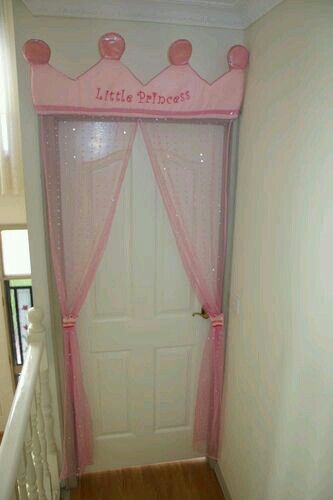 Minimalist Eclectic, Princess Bedrooms, Princess Bedroom, A Little Princess, Princess Room, Princess Theme, Daughters Room, Door Curtain, Big Girl Rooms