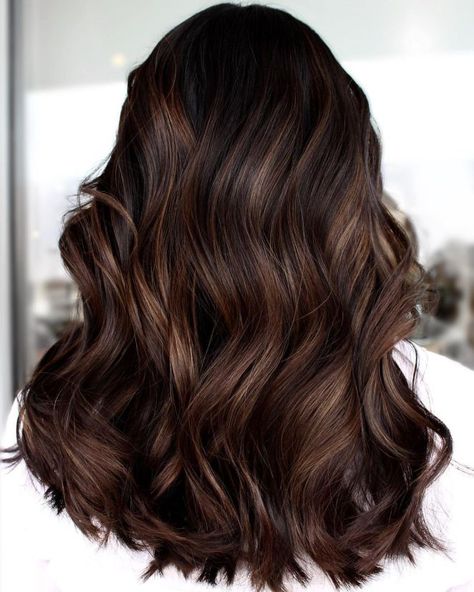 Chocolate Brown Hair Ideas, Chocolate Brown Highlights, Chocolate Brown Hair Color Ideas, Brown Hair Ideas, Dark Chocolate Hair, Dark Chocolate Brown Hair, Brown Hair Color Ideas, Chocolate Brown Hair Color, Hair Color Chocolate