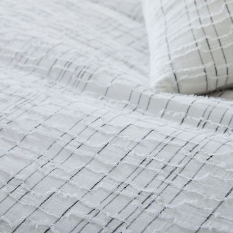 Space-Dyed Clipped Gauze Duvet Cover & Shams | West Elm Gauze Quilt, Duvet Covers Urban Outfitters, Scandi Design, Mattress Foundation, Quilted Sham, Soft Bedding, Printed Quilt, Cotton Duvet Cover, King Duvet