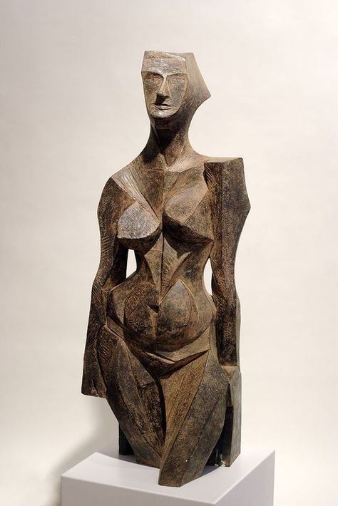 Josep Maria Subirachs (Barcelona, 1927-2014) Cubist woman c.1980 Bronze sculpture Cubist Sculpture, Carved Bench, Wood Sculpture Art, Sculpture Head, European Sculpture, Ceramic Figures, Pottery Sculpture, Clay Art Projects, Portrait Sculpture