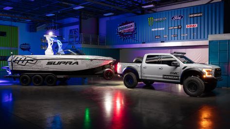 New Ford Raptor, Supra Boats, Ken Blocks, Cars Mustang, Wakeboard Boats, Eco Friendly Cars, Ken Block, Motor Boat, Lifted Ford