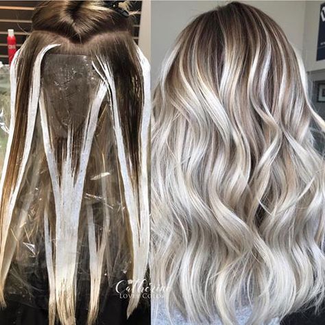 White Ombre Hair, Hair Color Formulas, Hair Techniques, Hair Color Techniques, Balayage Hair Blonde, Short Hair Balayage, Brown Blonde Hair, Hair Color And Cut, No Heat