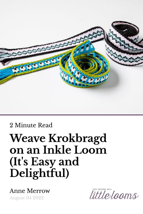 Inkle Loom Projects, Inklette Loom Patterns, Inkle Loom Patterns Free, Band Weaving Patterns, Turned Krokbragd, Inkle Loom Patterns, Inkle Weaving Patterns, Rigid Heddle Weaving Patterns, Band Weaving