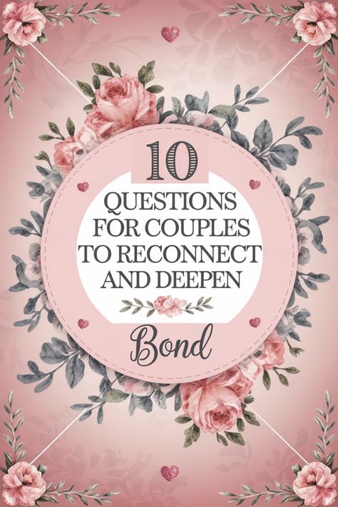 Explore these 10 thought-provoking questions for couples to deepen their bond and reconnect on a deeper level. Strengthen your relationship by tackling topics that will inspire meaningful conversations and promote understanding between you and your partner. Use these questions as a tool to enhance communication, build trust, and foster intimacy in your relationship. Take the time to reflect on each question together and embrace the opportunity to grow closer as a couple. Questions To Strengthen A Relationship, Questions For Couples To Reconnect, Couple Bonding Activities, Communication Is Important, Questions For Couples, Rebuilding Trust, Couple Questions, Successful Relationships, Meaningful Conversations