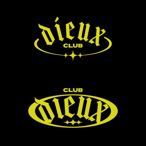 Yellow streetwear logos on black background with a y2k style Streetwear Top With Team Logo, Black Designer Logo Top For Streetwear, Vintage Tops With Team Logo For Streetwear, Streetwear Brand Logo, Street Wear Logo, Vintage Streetwear T-shirt With Team Logo, Streetwear Logos, Vintage Team Logo T-shirt For Streetwear, Streetwear Branding