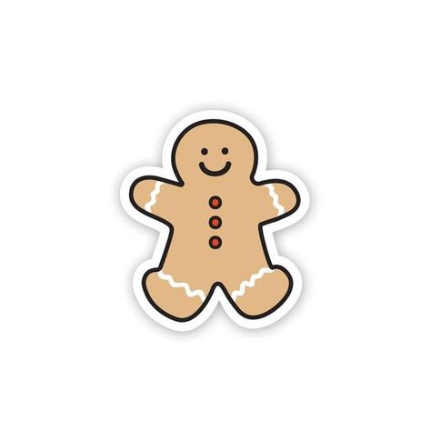 Gingerbread Man Stickers Christmas Sticker Ch Diy Christmas Stickers, Sticker Ideas Christmas, Cute Images For Stickers, Preppy Christmas Stickers, Crismas Stickers, Christmas Cute Stickers, Christmas Stickers Cute, Christmas Stiker, Aesthetic Christmas Stickers