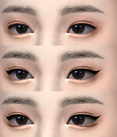 The Sims 4 Aegyo Sal, Sims 4 Cc Eyeliner Korean, Lashes Sims4 Cc, Sims 4 Korean Presets, Sims 4 Cc Chinese Makeup, Eyes Sims 4 Cc Preset, Sim4 Cc Eyes, The Sims 4 Eyeliner Cc, Sims 4 Aegyo Sal