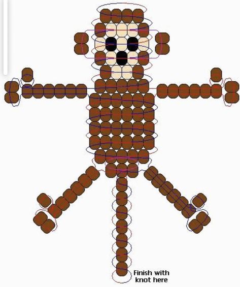 How To Read Beading Patterns, Making Bead Animals, Bead Pets Pattern Possum, Raccoon Pony Bead Pattern, Seed Bead Patterns Animals, Animals Made Out Of Beads, Beadie Critter Patterns, Seed Bead Animal Patterns Free, Kandi Bead Animals