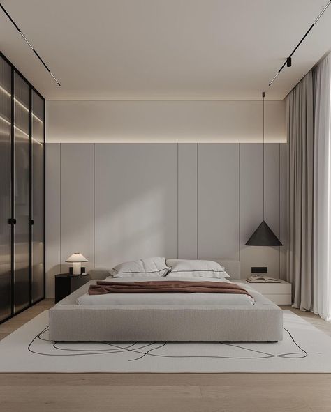 Minimal Modern Bedroom, Modern Luxury Bedroom Furniture, Minimal Bedroom Design, Bedroom Design Luxury, Guest Bedroom Design, Minimal Bedroom, Luxury Bedroom Furniture, Modern Minimalist Bedroom, Guest Room Design