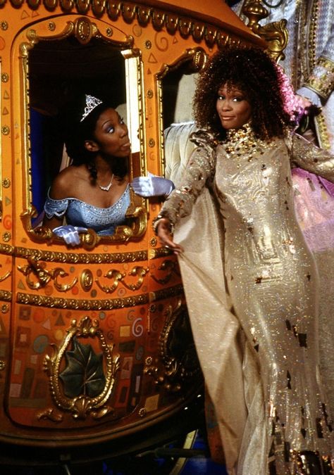 Brandy and Whitney Houston in Cinderella Cinderella 1997, Bubblegum Marceline, Black Disney Princess, Rodgers And Hammerstein's Cinderella, Jason Alexander, Aladdin Princess, Marshall Lee, Septième Art, Whoopi Goldberg