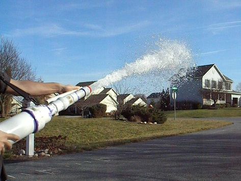 Supercannon II - Super Soaker Central Yt Ideas, Camp Games, Air Cannon, Super Soaker, Patch Ideas, Water Cannon, Water Blaster, Float Trip, Pvc Projects