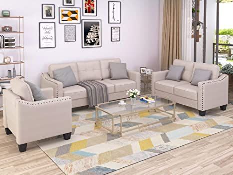 3 Piece Living Room Set, 3 Piece Sectional Sofa, Modern Sofa Set, Sectional Sofas Living Room, 3 Piece Sofa, Living Room Sofa Set, Furniture Sofa Set, Couch And Loveseat, Couch Set