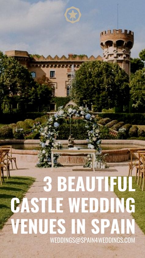 3 Beautiful Castle Wedding Venues in Spain Castle Wedding Venues, Weddings In Spain, Castle Wedding Venue, Wedding Spain, Destination Wedding Locations, Wedding Location, Beautiful Castles, Castle Wedding, Wedding Locations