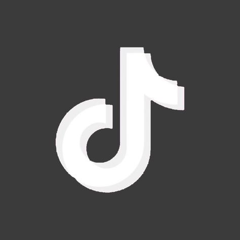 Gray Tiktok Logo, Tiktok Icon, Widget Icon, Iphone Background, Vimeo Logo, App Icon, Phone Wallpaper, Tech Company Logos, Iphone