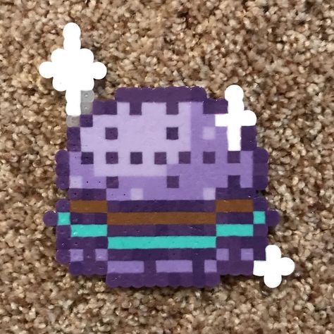 Perlers For The Nerd on Instagram: “I just got my first Etsy order with this little guy! If you want to check out my shop the link’s in my bio, or you can DM me for something…” Nfl Team Colors, Pokemon Perler Beads, Kandi Patterns, Pixel Design, Hama Beads Patterns, Toby Fox, Pixel Art Design, Perler Beads Designs, Perler Bead Art