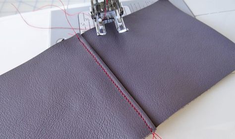 Leather Book, Beginner Sewing Projects Easy, Leftover Fabric, Sewing Leather, Sewing Projects For Beginners, Leather Projects, Sewing Skills, Diy Couture, Love Sewing