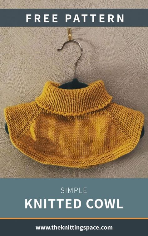 Knitted Neck Warmer Free Pattern Simple, Quick Knitting Projects Free Easy Patterns, Quick Knitting Projects Free, Easy Cowl Knitting Pattern, Crochet Cushion Covers, Quick Knitting Projects, Nice Patterns, Knitting Projects Free, Knit Cowl Pattern Free