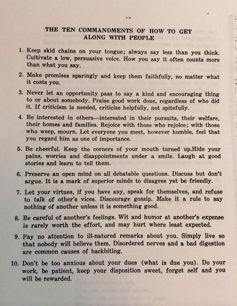 The ten commandments of how to get along with people, Ann Landers Ann Landers Quotes, How To Get Along With People, Ann Landers, Best Advice Quotes, Insightful Quotes, Advice Quotes, Life Lesson Quotes, Coping Skills, Life Advice