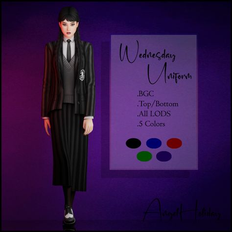 Sims 4 1600s Cc, Zombie Christmas, Sims 4 Collections, Sims 4 Cas, Cc Sims, Ts4 Cc, Wednesday Addams, Sims 4 Cc, Maxis Match