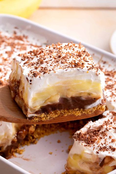 Banana Pudding Bars, Pudding Desert, Pudding Bars, Banana Chocolate Recipes, The Best Banana Pudding, Chocolate Banana Pudding, Pudding Bar, Chocolate Pudding Desserts, Chocolate Cream Pie Recipe