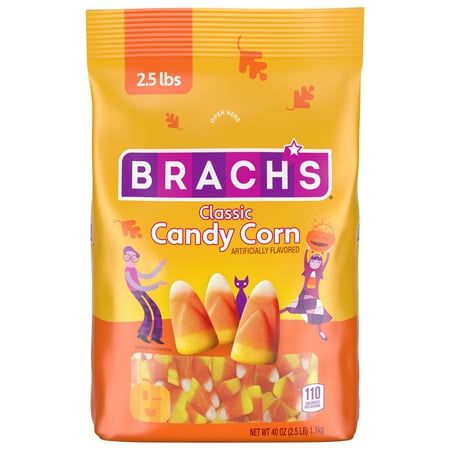 Celebrate the flavor of fall with Brach's Classic Candy Corn 40 oz big bag. The Halloween season isn't complete without candy corn and Brach's makes the best chewy candy of the season. Brach's has been making America's favorite fall candy for decades. Our delicious confections can be added to your cookie decorating kit, and Halloween candy bags. Share a little, or a lot, and make moments sweeter. Color: Multicolor. Shabby Chic Halloween, Brachs Candy, Boo Baskets, Cookie Decorating Kit, Halloween Candy Bowl, Pumpkin Carving Contest, Pumpkin Candy Corn, Popular Candy, Candy Corn Halloween