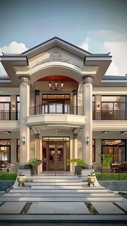 House In The Countryside, Luxurious Mansions, A Big House, Staircase Styles, Modern Contemporary House Plans, Home Garden Ideas, Contemporary Modern House, Da Hood, Live Alone