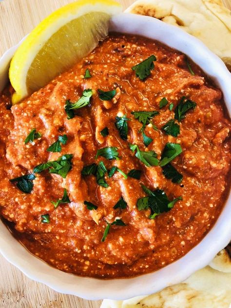 Smoked Red Pepper and Feta Dip - Cooks Well With Others Smoked Feta, Red Pepper And Feta Dip, Smoked Deviled Eggs, Maple Chicken, Holiday Party Appetizers, Asparagus And Mushrooms, Bacon Deviled Eggs, Feta Dip, Weekly Meal Plan