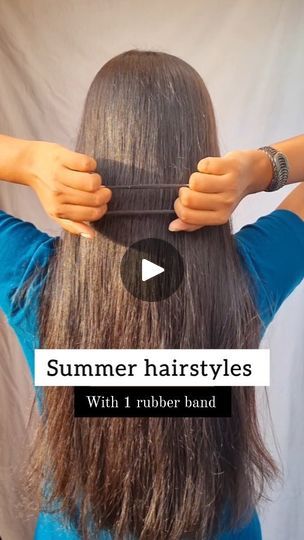 Summer Bun, Bun Hairstyle, Everyday Hairstyles, Rubber Band, Kiss Me, Bun Hairstyles, Content Creator, Hair Hacks, This Summer