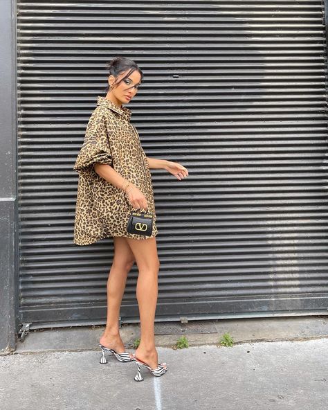 Amina Muaddi on Twitter: "More is more boo… " Amina Muaddi Outfit, Amina Muaddi Shoes, Leopard Print Outfits, More Is More, Amina Muaddi, Google Lens, Street Chic, Fashion Killa, Spring Summer Fashion