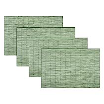 Elegant Placemats, Green Placemats, Clean Table, Blue Placemats, Hall Kitchen, Life Quality, Dining Hall, Dining Table Decor, Placemat Sets