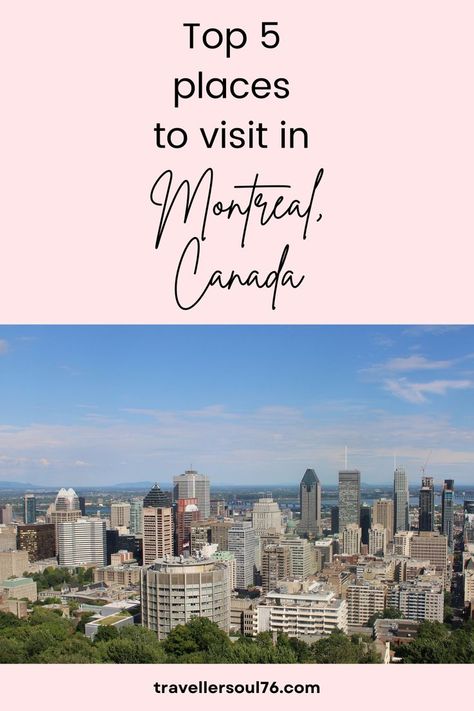 What is there to see and do in Quebec's largest city? In this blog post I share with you my Top 5 places to visit in Montreal, Canada. French Speaking, Quebec City, Montreal Canada, Week End, Montreal, Always Be, Travel Inspiration, The Old, Travel Tips