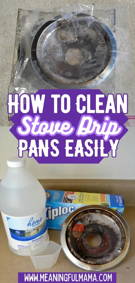 Experience effortless cleaning with Discover the Best Method for Clean Electric Stove Drip Pans. Learn the tested way to get rid of loose gunk and achieve spotless electric stove drip pans in no time. Click here for a clean and pristine kitchen! Cleaning Drip Pans On Stove, How To Clean Electric Stove Drip Pans, Cleaning Stove Drip Pans, Cleaning Electric Stove Burners, Clean Stove Top Drip Pans, How To Clean Stove Top Electric, How To Clean Drip Pans On Stove, How To Clean Stove Drip Pans, Electric Stove Cleaning Hacks