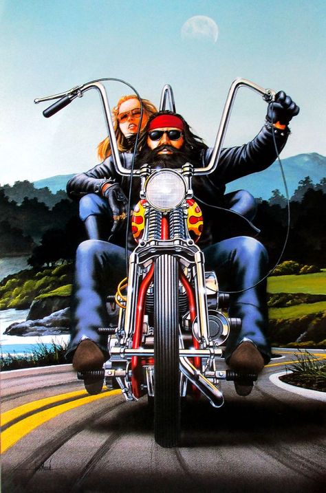 David Mann Art, Bike Chopper, Cycle Painting, Bike Artwork, Harley Davidson Signs, Harley Davidson Artwork, Motorcycle Artwork, Harley Davidson Wallpaper, Harley Davidson Art