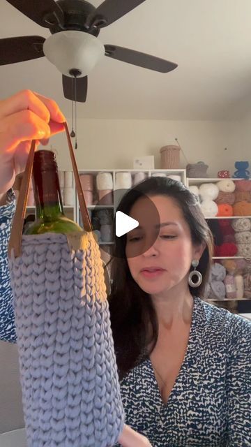 Paola | Modern crochet designer on Instagram: "Every time we make a new crochet project we want to make it so many times right? 😁❤️... for ourselves, as gifts or to sell it in the markets... so I don’t just want one of these Wine Holders... I want many hehe.  This crochet project is easy and quick... you just need to have T-shirt yarn, your crochet hook, a yarn needle, a leather strap and of course the crochet pattern which is written step by step with photographic support and some tips to improve some procedures in your crochet...  If you are interested in this product… you can find it on my Etsy shop and if you have any questions about this process don’t hesitate to contacting me 🧶  . #crochetpattern #crochetpatterns #crochetlovers #crochetloversofinstagram #patterndesign #patterncroch Wine Holders, Your Crochet, Modern Crochet, Crochet Lovers, Wine Holder, T Shirt Yarn, Crochet Hook, Yarn Needle, Crochet Hooks